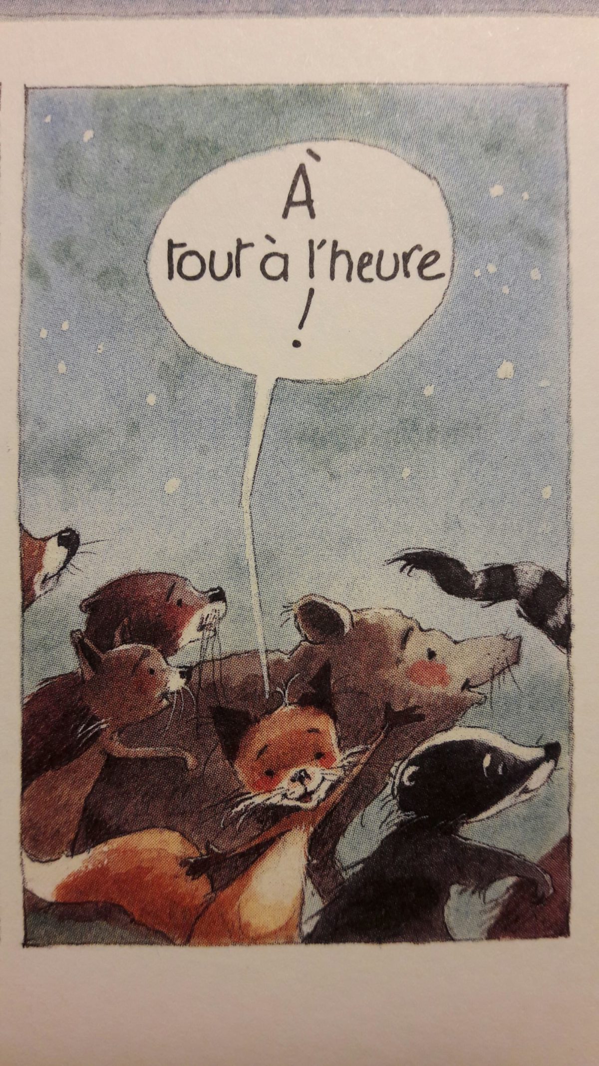 à tout à l’heure ! Brigitte Luciani
